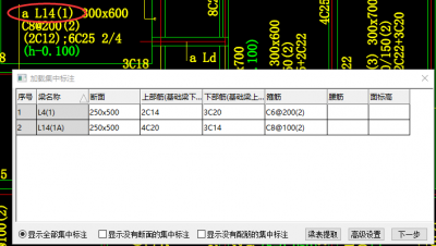 带有特殊符号前缀的梁